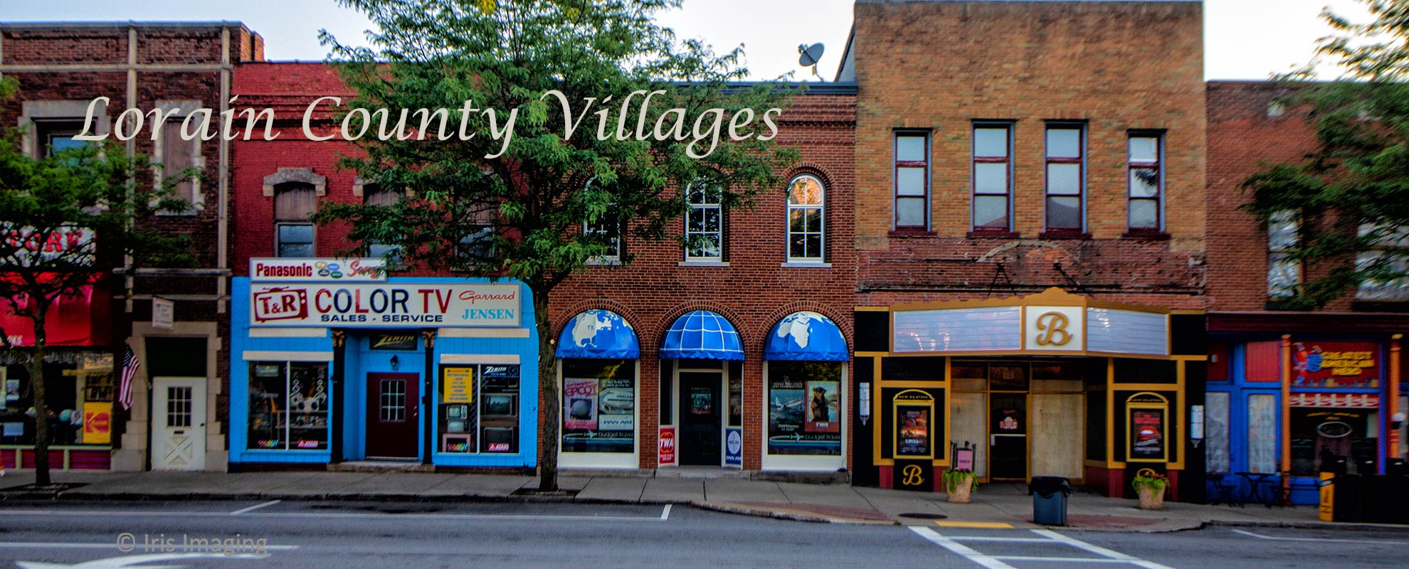 The Village of Wellington, Ohio the stores were changed for shooting the movie White Noise Image