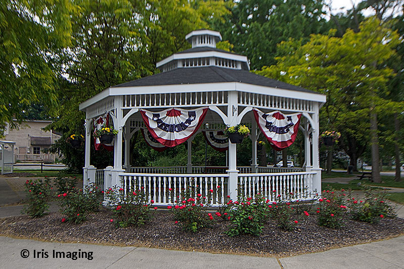 Gazbo near Avon Village Hall
