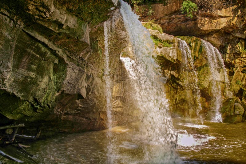 One of Elyria's water falls along Black River