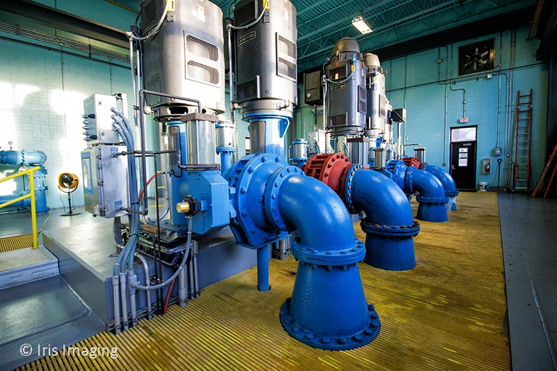 Pumping water to Elyia Watertowers