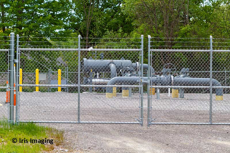 Columbia Gas Installing new gas lines and meters