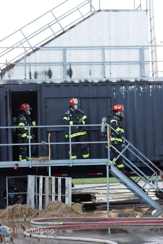 Elyria Township Firemen training