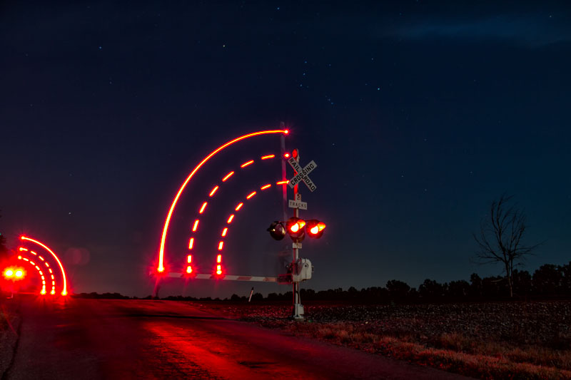 Briggs Road RR crossing