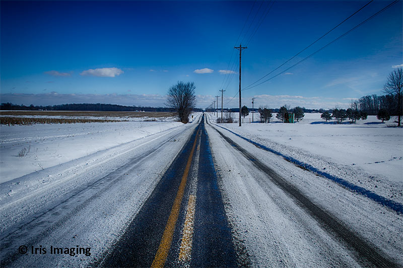 Ohio State Route 301 in the winter